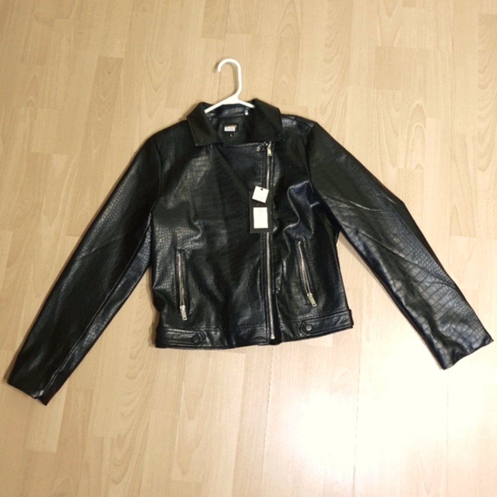NWT Vegan Leather Jacket